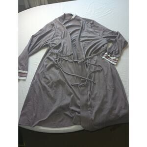 Women's Long Sleeve Robe - Gray